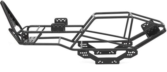 Cassa di Rollbar in Metallo per SCX10 1/10 - Costruzione Robusta - Nero - Adatto per Axiale - Alta Qualità
