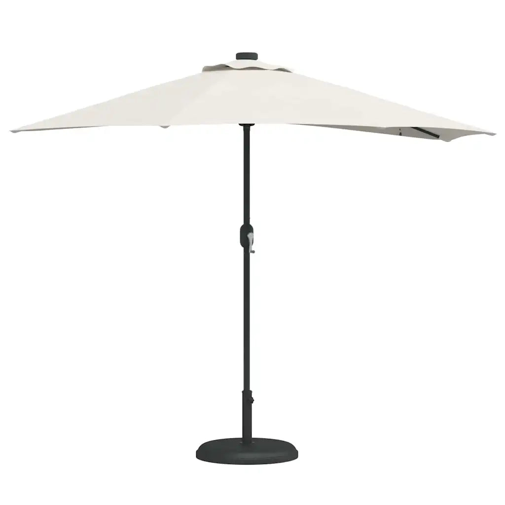 Ombrello da giardino Sabbia 294 x 150 x 224 cm 42003267