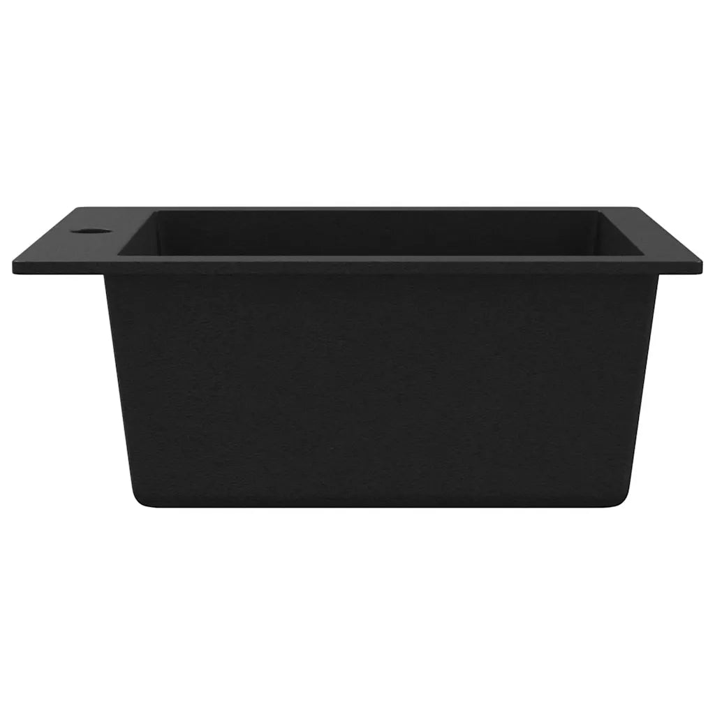 Lavandino Cucina Granito Nero solo Lavello ad Incasso 141672
