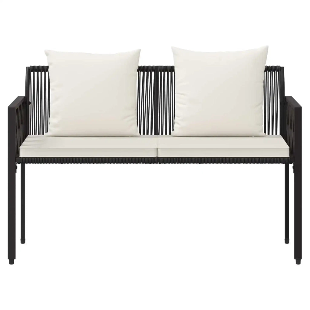 Panchine da esterno 2 -Seater 116 x 56 x 75 cm polyrattan 42025352