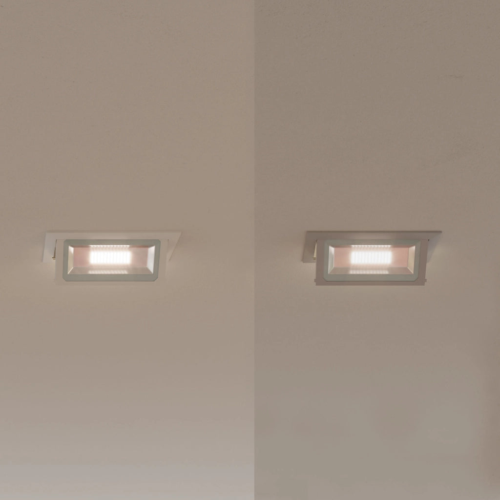 Bonn Faretto LED da incasso a soffitto 40W 100 gradi 4100K Bianco Opaco per illuminazione d'accento ambientale discreta ed elegante