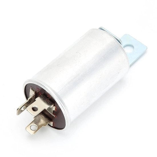 Relais di illuminazione intermittente 3-pini per veicoli 12 V, codice 502096.