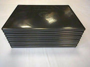 Etichetta per Protezione DVD doppia - 7mm - Nero - 10 pezzi - Resistenze allo shock - Etichetta per Case DVD