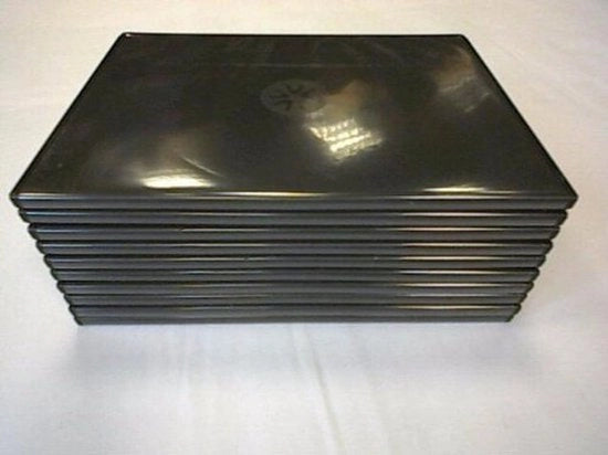 Etichetta per Protezione DVD doppia - 7mm - Nero - 10 pezzi - Resistenze allo shock - Etichetta per Case DVD
