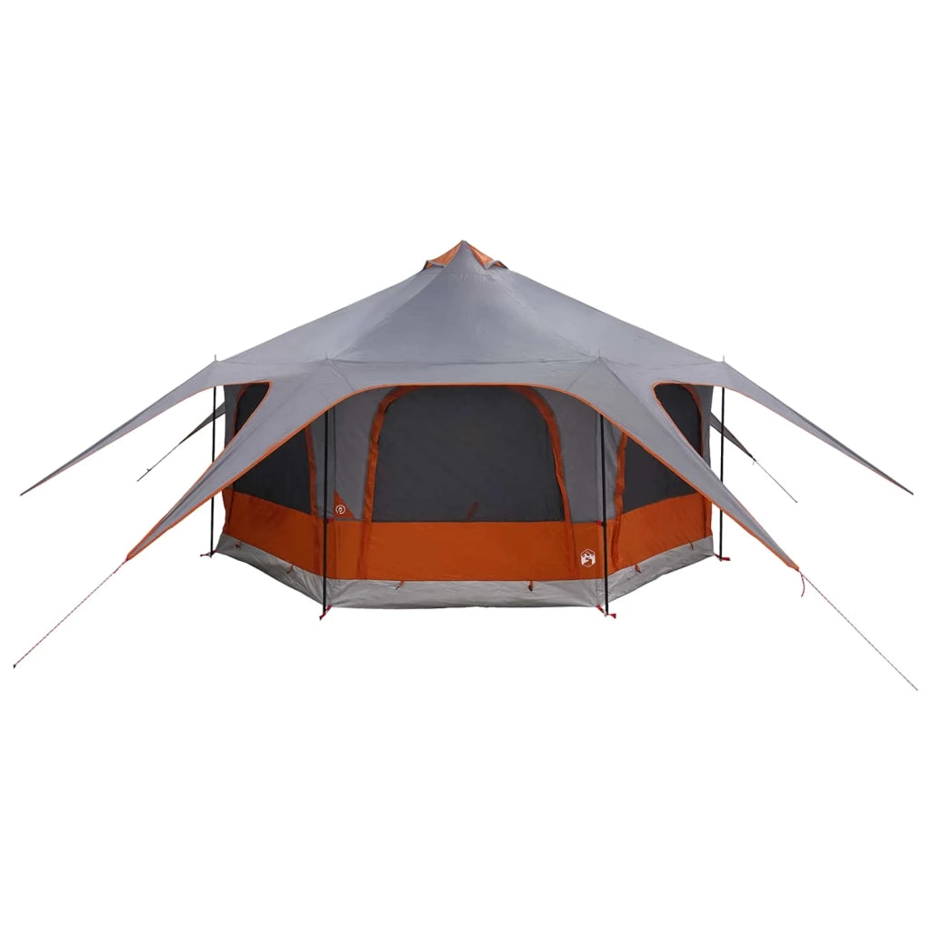 Tenda Familiare Grigio e arancione 5 persone 42017396