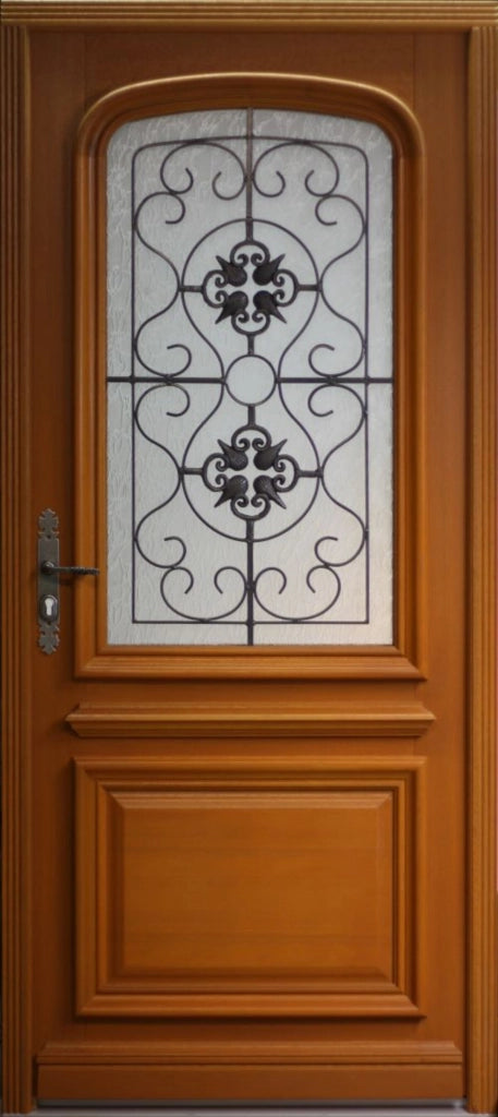 Porta d'ingresso in legno 'Adele' 215X90 a sinistra a spinta (dimensioni tabella) senza maniglia