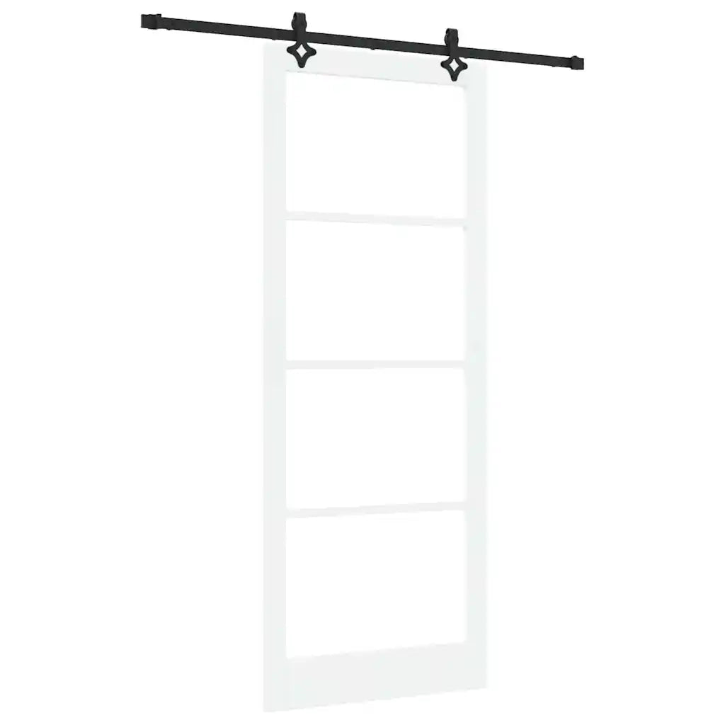 Porta Scorrevole ORKDAL Bianco 93 x 232 cm Legno e metallo 3332180