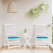Cuscini per Sedia 2 pz Blu 50x50x3 cm in Tessuto Oxford