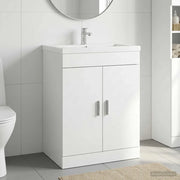 Mobiletto da Bagno Sotto Lavabo Bianco 78,5 x 37,5 x 81 cm 890688