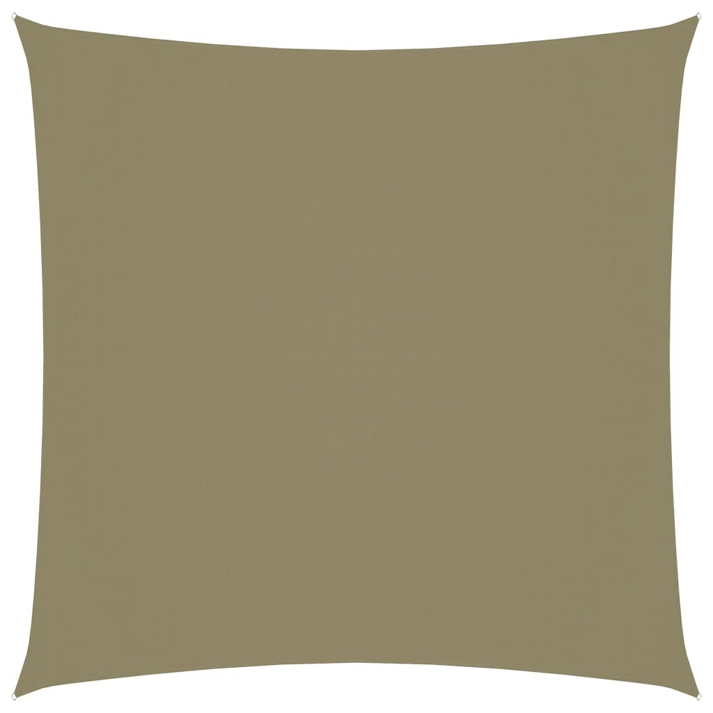 Tenda parasole/ombrellone quadrato in tessuto Oxford 2,5 x 2,5 m beige 02_0009458