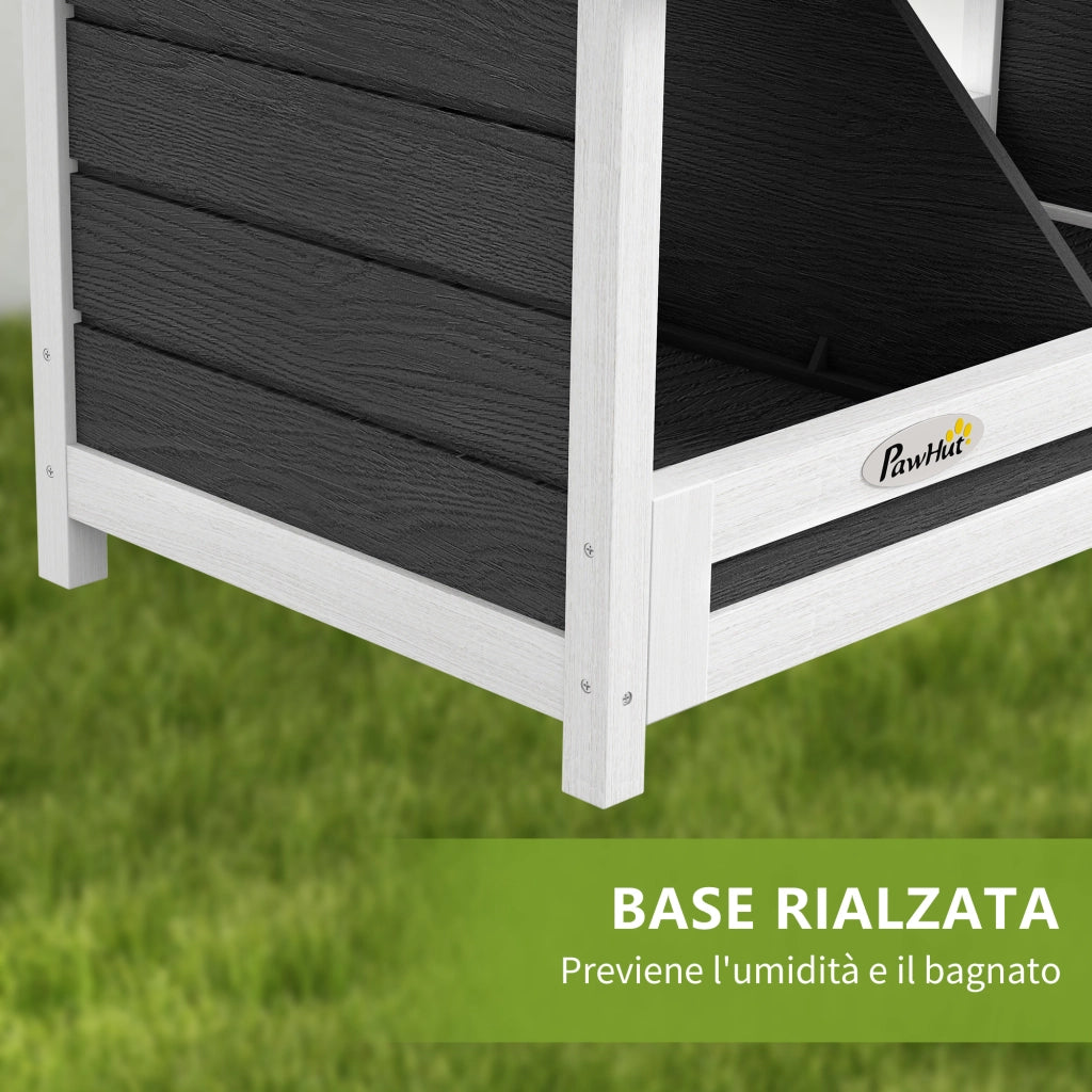 Pollaiolo 2 Aree ¨C zephmum ¨C Legno Bitume Grigio Bianco Nero 66x37x34