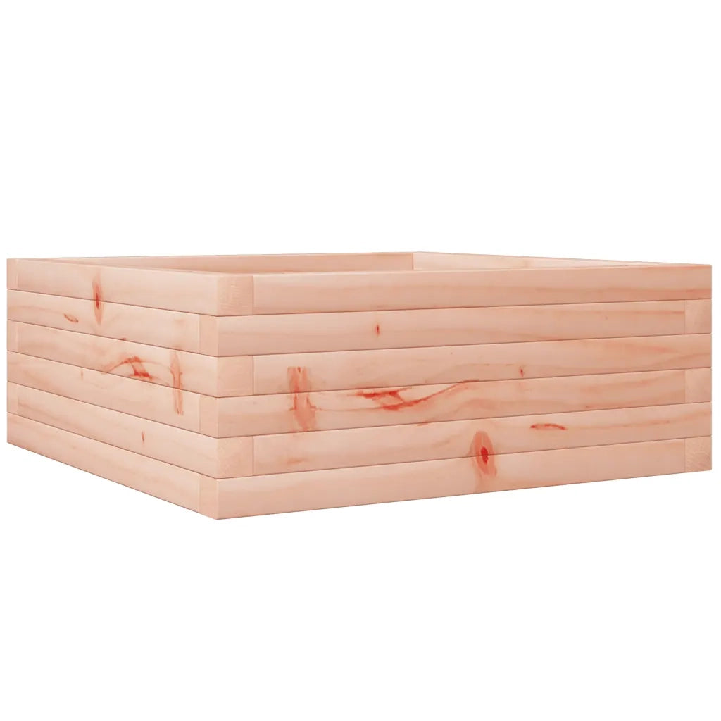 Fioriera da Giardino-Vaso da Esterno 60x60x23 cm in Legno Massello di Douglas