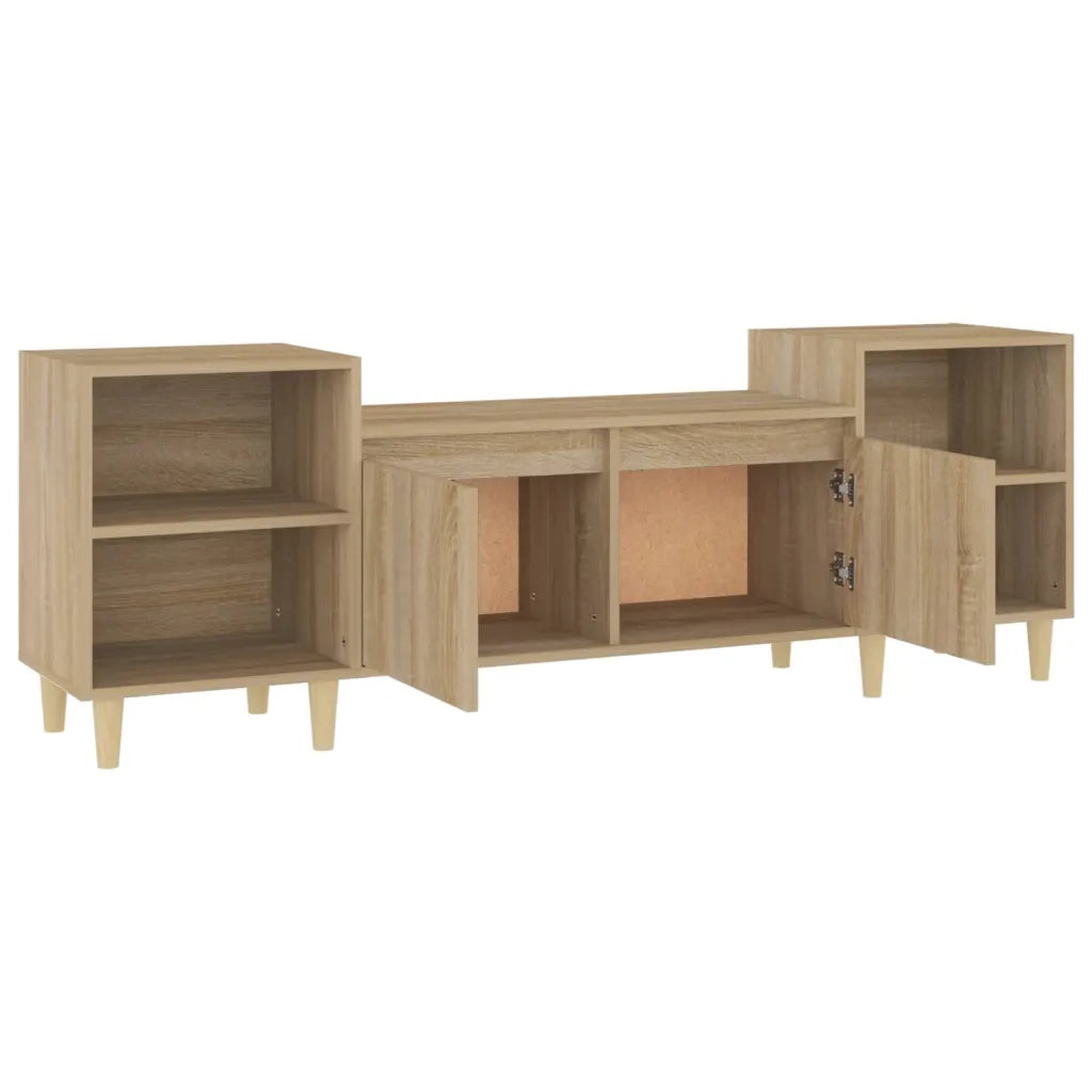 Mobile Porta TV Rovere Sonoma 160x35x55 cm Legno Multistrato 821191