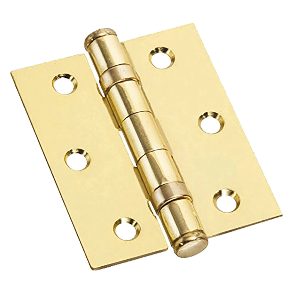 CERNIERA CON CUSCINETTI OTTONATA mm  90 x  75 - sp.2,5- 2 pezzi