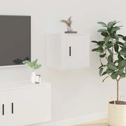 Mobile Porta TV a Parete Bianco 40x34,5x40 cm 816640