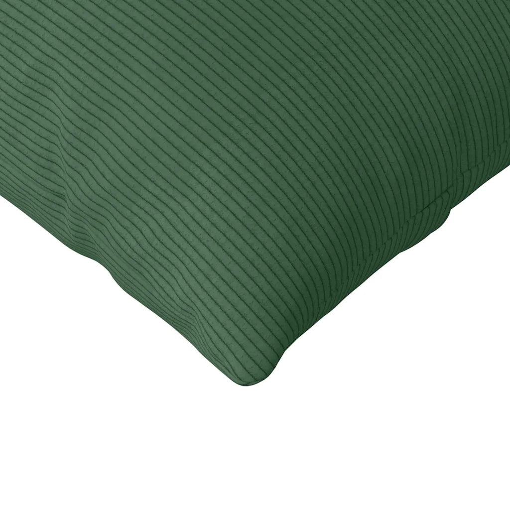 Cuscini da Divano 2 pz-Set di 2 Cuscini per Sofa Verde Scuro 200 x 40 cm 510845