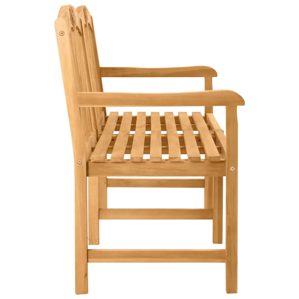 Panchina in legno intagliata a mano Naturale 179,5 x 61 x 90 cm 42030015