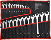 Monzana Set Chiavi Inglesi Combinate 25 pz 6-32mm Cromo Vanadio Chiave a Forchetta Fisse ad Anello