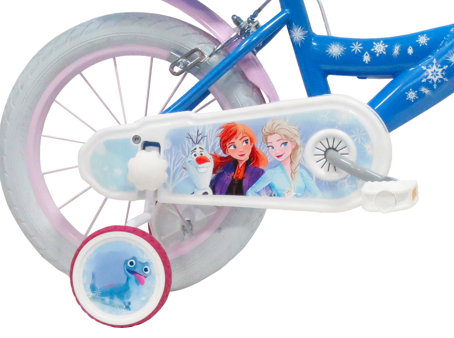 Bicicletta per Bambina 14" 2 Freni Disney Frozen Azzurra