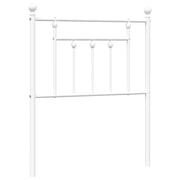 Testiera | Testata di Ricambio in Metallo Bianco 75 cm