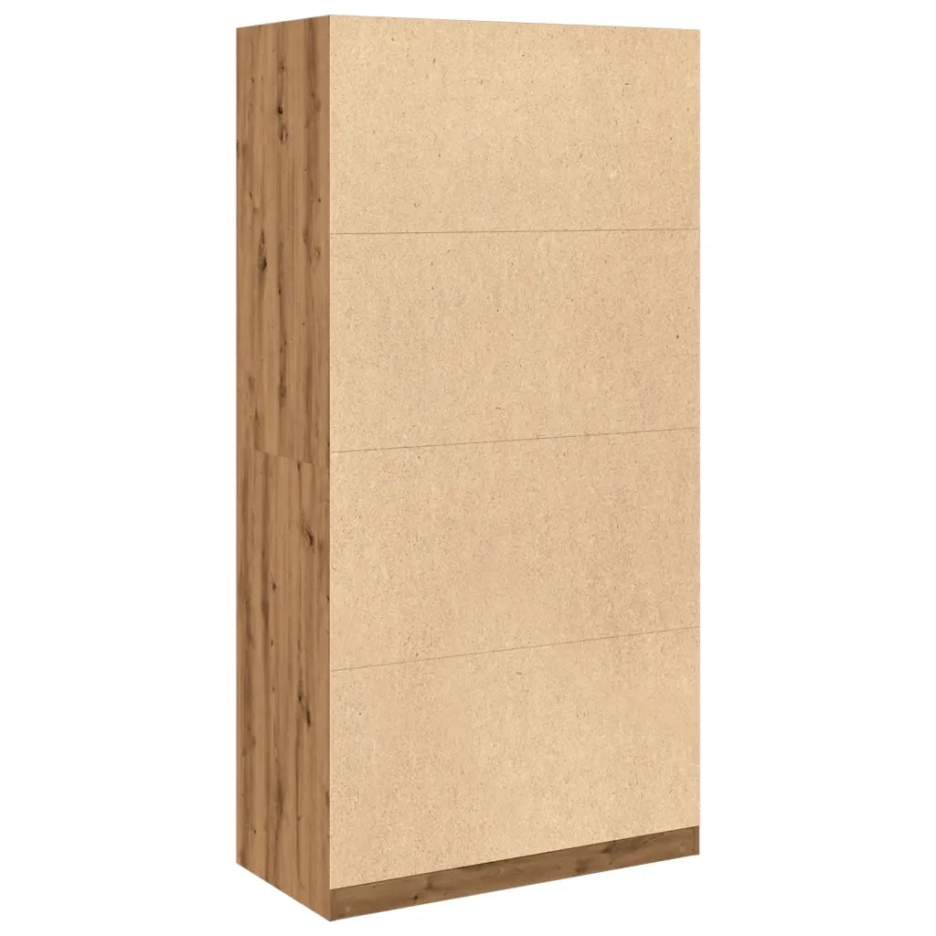 Armadio Rovere Artigianale 100x50x200 cm in Legno Multistrato CFW1605607