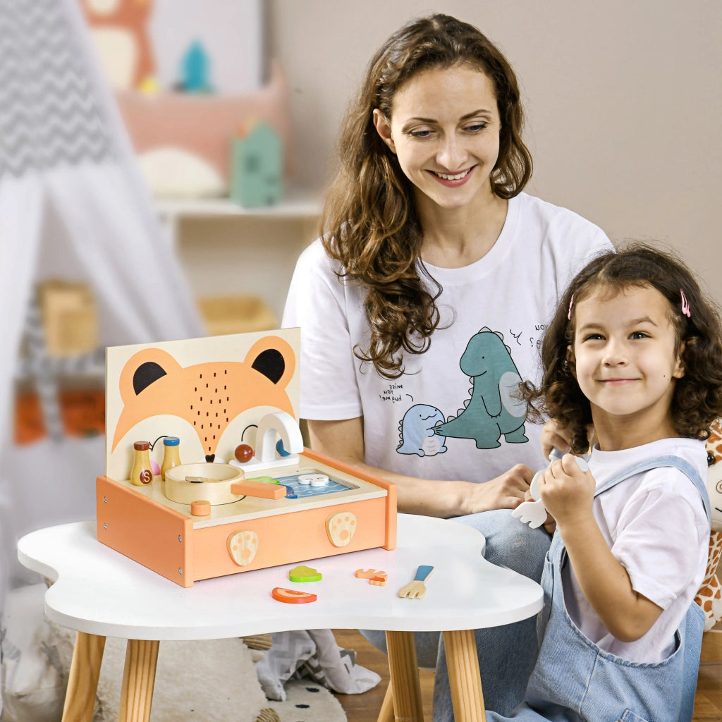Cucina Giocattolo per Bambini ¨C zephmum ¨C Legno, Multicolore, 3-5 Anni