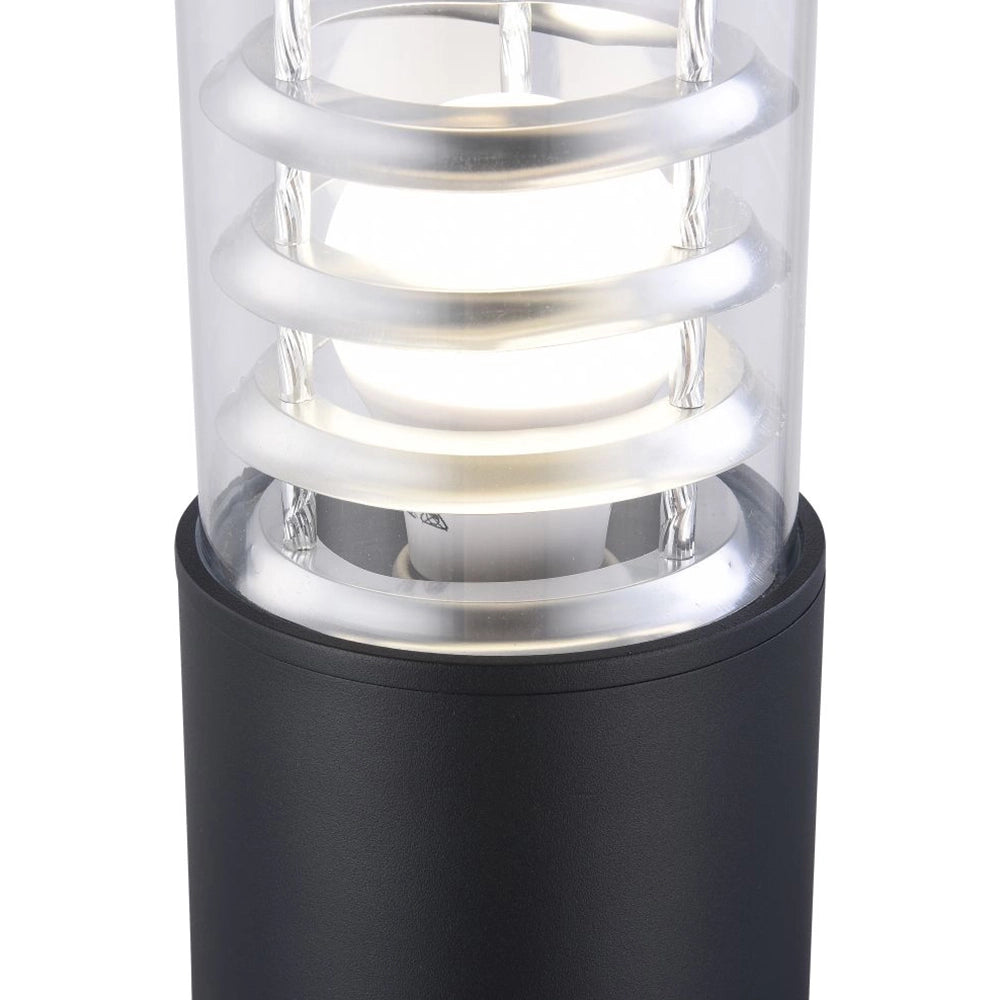 Lampione Per Esterno Moderno In Alluminio Nero 1 Luce E27 60W Ip54