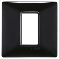 Placca Vimar Plana 1 modulo colore Nero 14641.05
