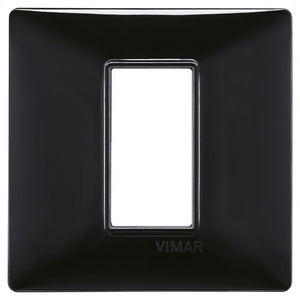 Placca Vimar Plana 1 modulo colore Nero 14641.05
