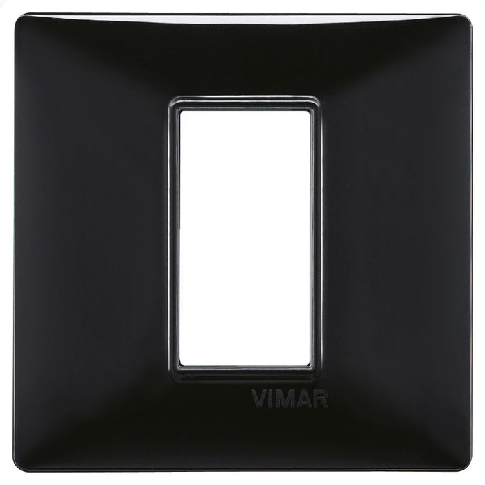 Placca Vimar Plana 1 modulo colore Nero 14641.05