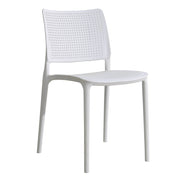 Oviala - Sedia da giardino bianca