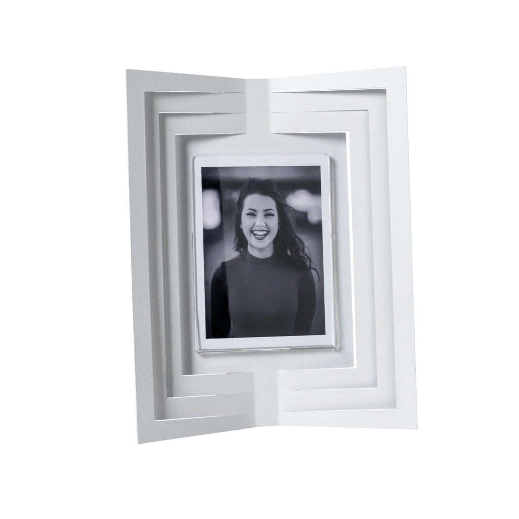 Portafoto di design Vibra piccolo Nero