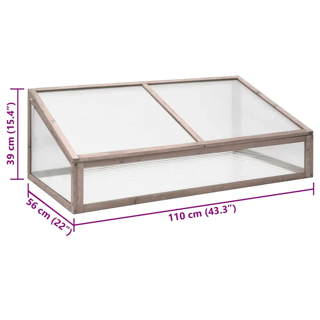 Serra Grigia 110x56x39 cm Legno di Abete CFW9352214