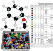 Kit di modellazione molecolare - Strutture anorganiche e organiche - Kit di costruzione molecolare per insegnanti.