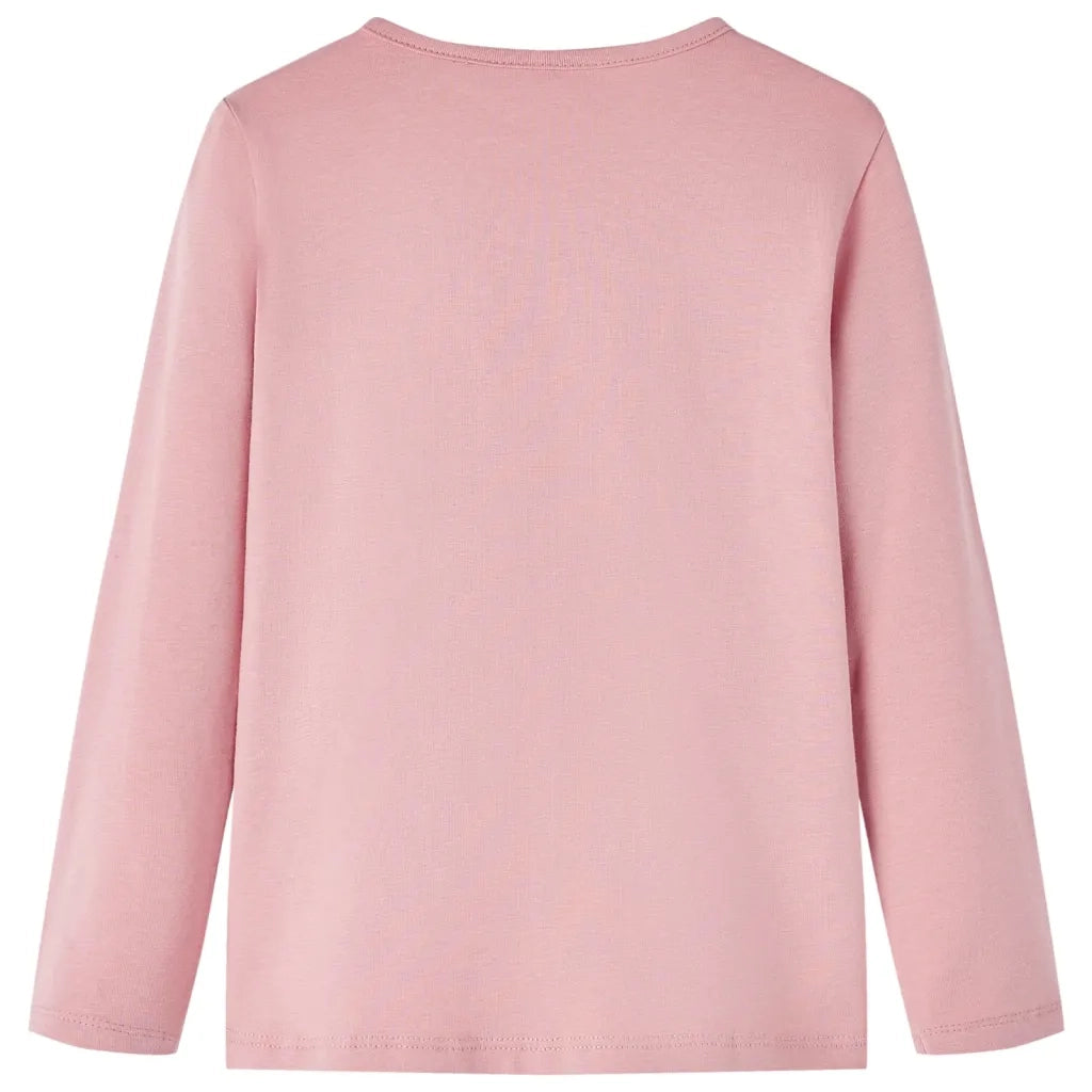 Maglietta per Bambini a Maniche Lunghe Rosa Chiaro 104 13630
