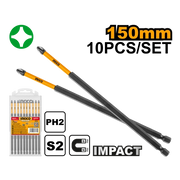 SET 10 PZ CACCIAVITI BIT 150 MM