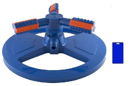 IL CAMPO BLU:IRRIGATORE 3 BRACCIA C/BASECIRCOLARE