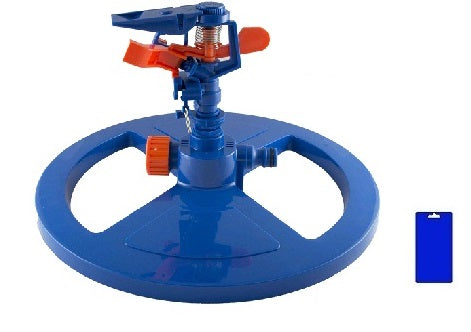 IL CAMPO BLU:IRRIGATORE A SETTORI C/BASECIRCOLARE