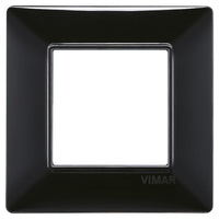 Vimar Plana placca 2 moduli colore Nero 14642.05