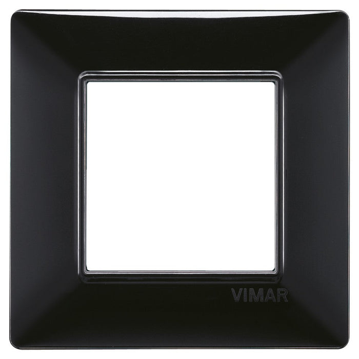 Vimar Plana placca 2 moduli colore Nero 14642.05