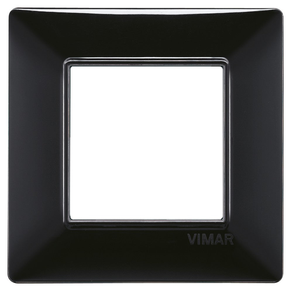Vimar Plana placca 2 moduli colore Nero 14642.05