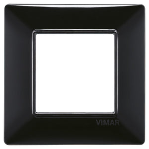 Vimar Plana placca 2 moduli colore Nero 14642.05
