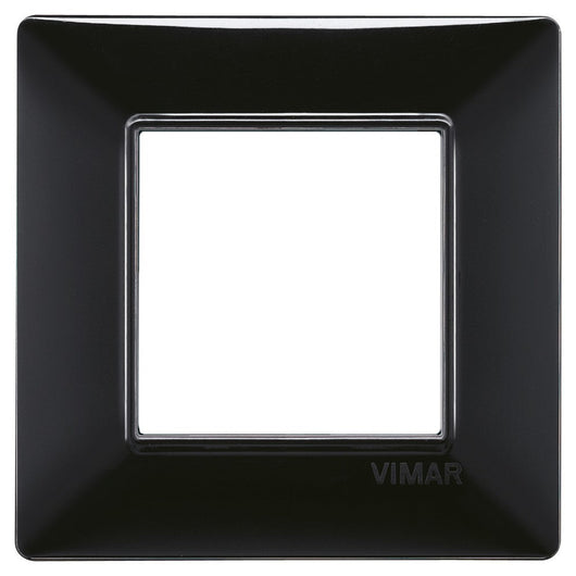 Vimar Plana placca 2 moduli colore Nero 14642.05