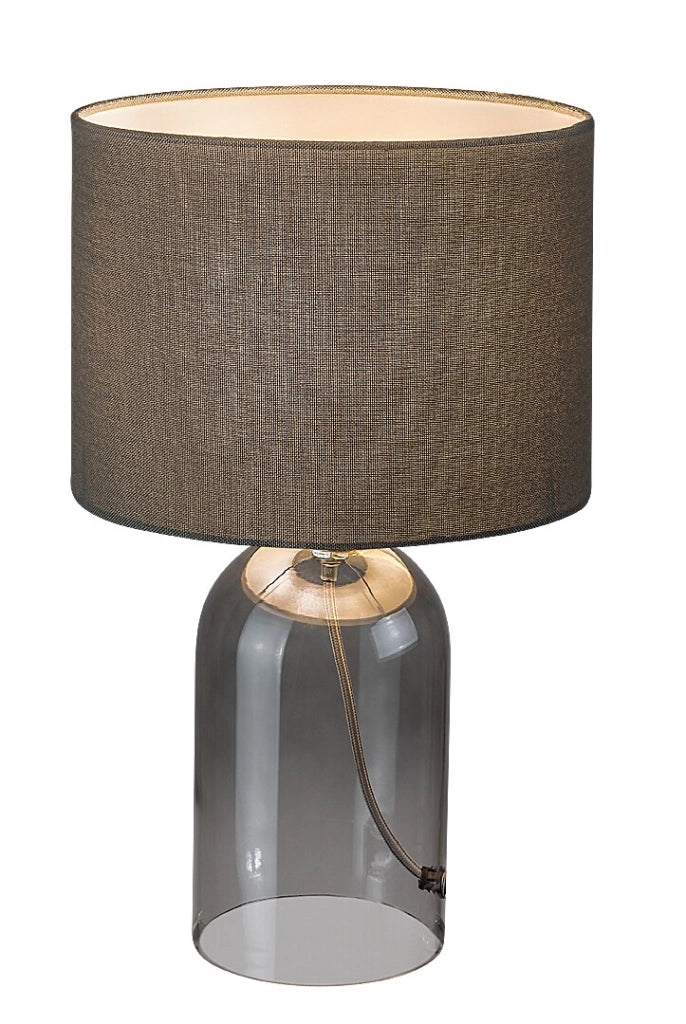 Lampada da tavolo Luxin 1xE14 vetro fumé Rabalux