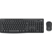 Logitech mk295 kit mouse e tastiera wireless – tecnologia silenttouch, tastierino numerico, tasti scelta rapida, tracciamento ottico avanzato, ricevitore usb nano, senza lag, meno 90% di rumore - 920-009797
