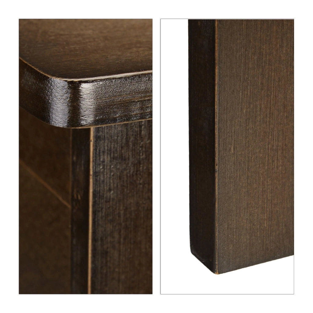 Mobile bagno indipendente contenitore da 92 cm bambù marrone 13_0000285