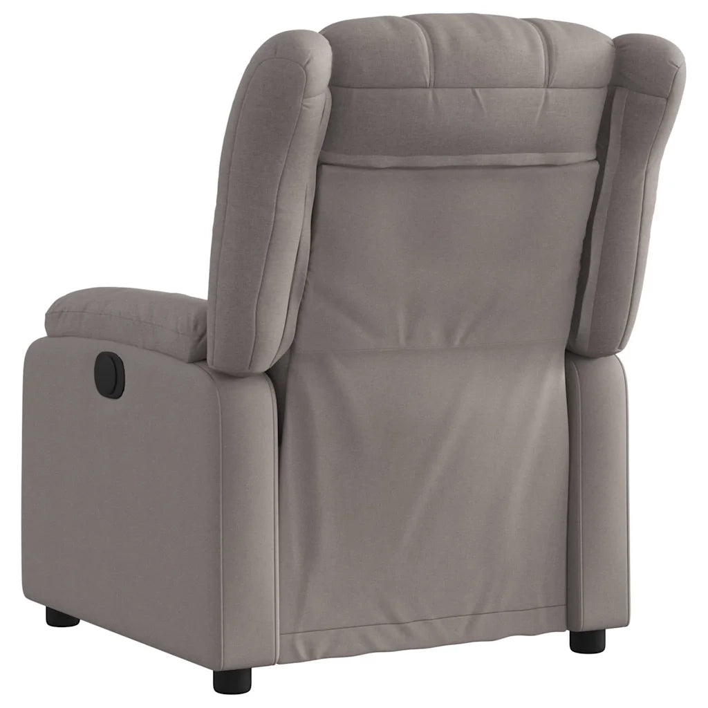 Poltrona Elettrica Reclinabile Tortora in Tessuto 3205300