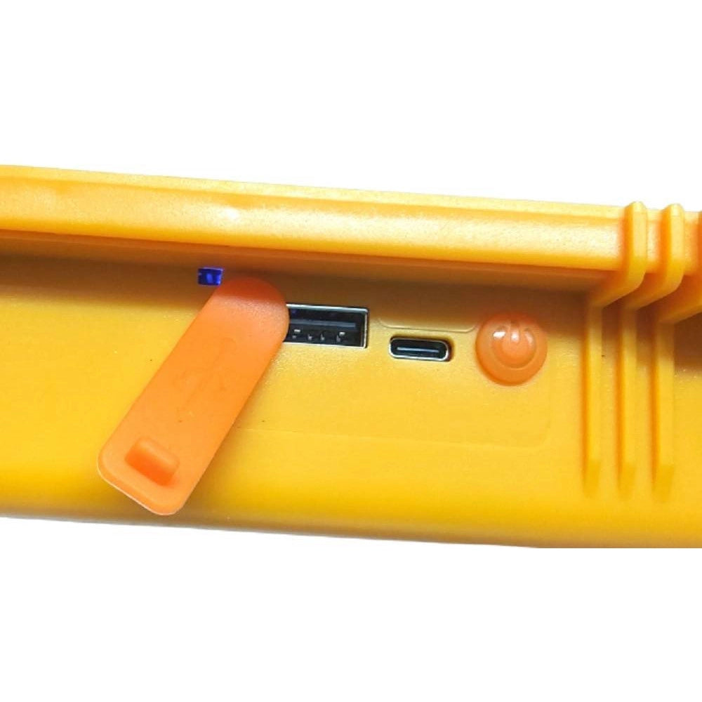 Trade Shop - Faro Di Emergenza Lavoro A Led 100 W Ricaricabile Pannello Solare Staffa Ab-t27 -