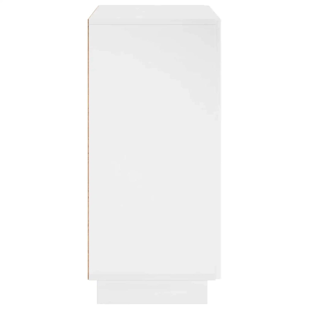 Credenza Bianco Lucido 67 x 34,5 x 75 cm Legno ingegnerizzato 8011535