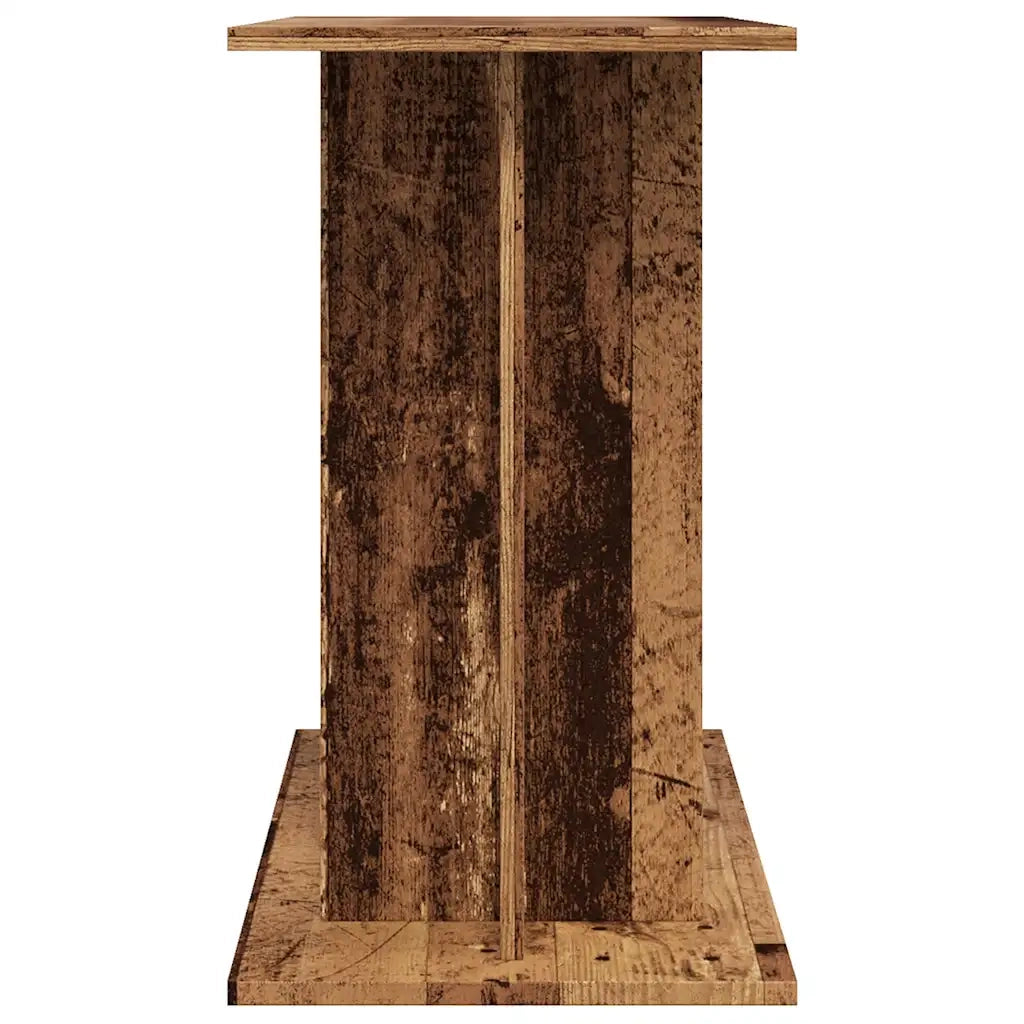 vidaXL Supporto Acquario 80x35x60 cm in Legno Multistrato Legno Antico